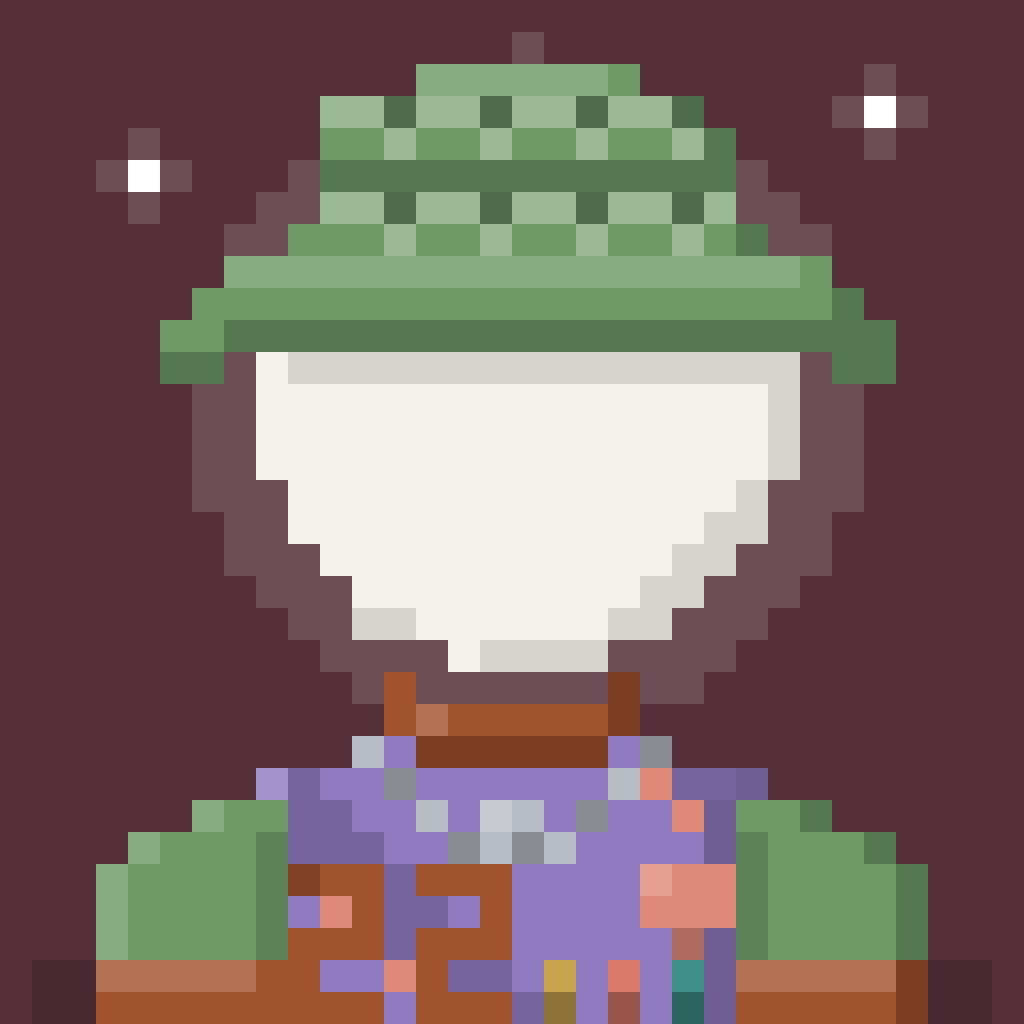 #102 at Level 4: Sage Bucket, Lilac Jersey